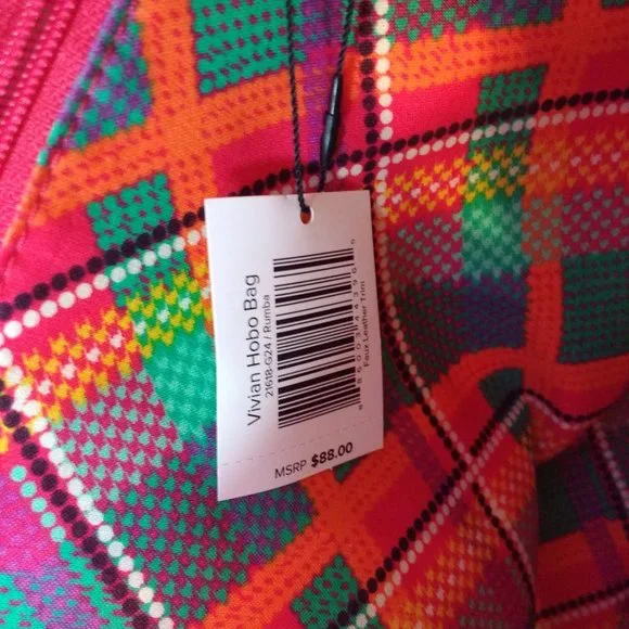 Vera Bradley Vivian Hobo, Wallet & Zip MSRP $170 - Picture 16 of 16